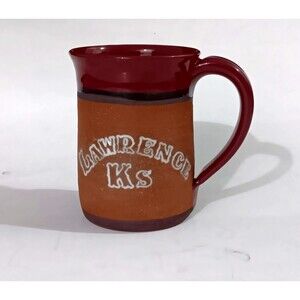 Steve Ashley Pottery Mug Wheat Pattern Lawrence KS 1999